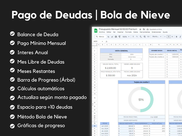 Pago de Deudas Mockup